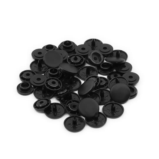 Dritz® Black Plastic Snaps